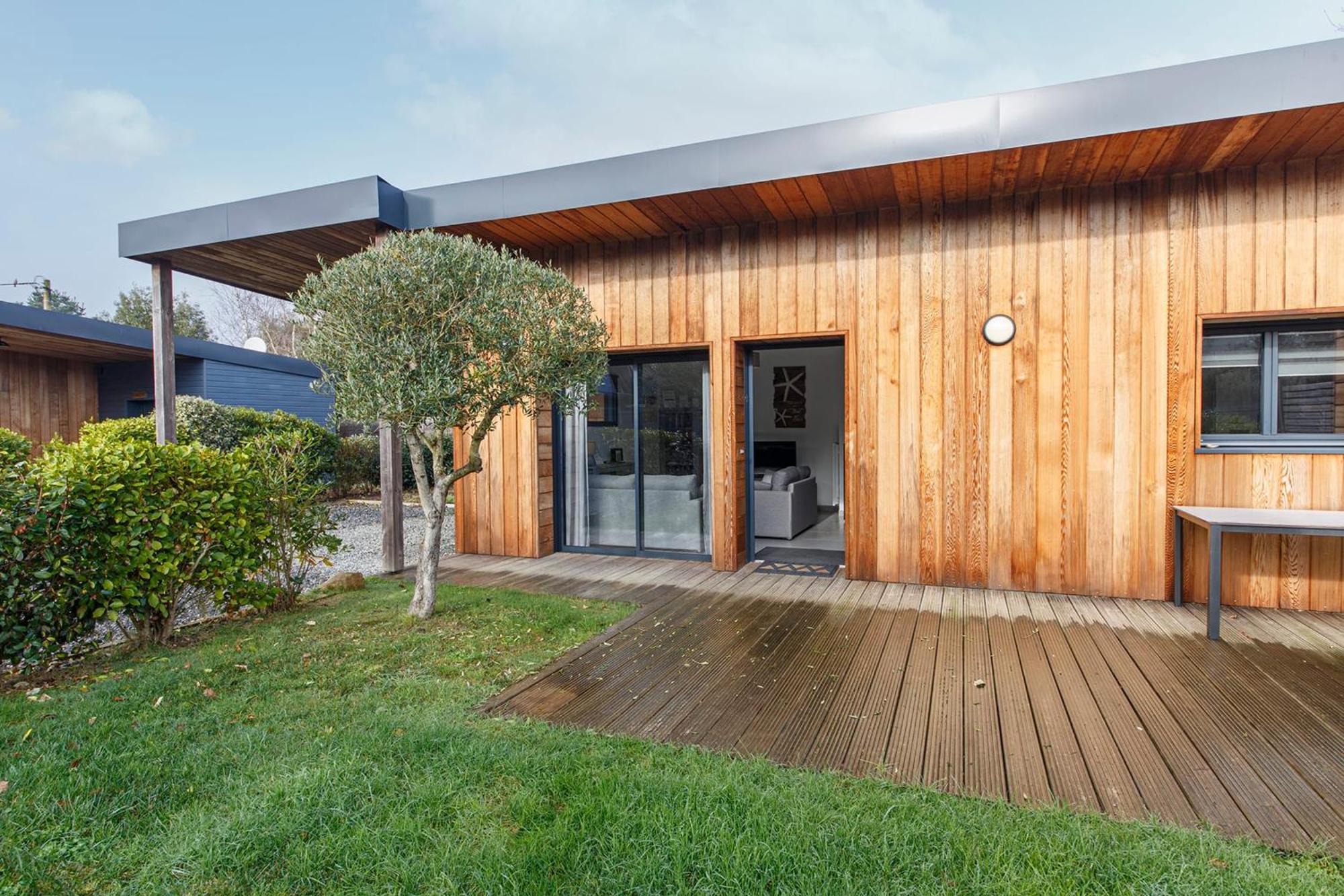 Holavre- Maison Pour 5P Avec Piscine Villa Le Tour-du-Parc Buitenkant foto